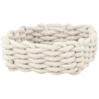 Schöner Wohnen Aufbewahrungskorb Melara 21,5 x 21,5 x 7,5 cm Beige