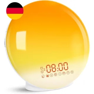 Cadrim Tageslichtwecker Wake up Licht Lichtwecker Radiowecker Sonnenaufgang Sonn