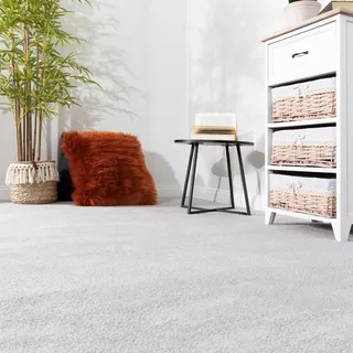 Steffensmeier Teppichboden Ibiza | Auslegware | Kinderzimmer,Wohnzimmer,Schlafzimmer und Jugendzimmer | Grau, Größe: 300x500 cm