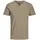 JJESPLIT NECK TEE SS NOOS beige S