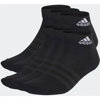 Adidas Cushioned Sportswear Ankle 6er Pack Black / White 49-51