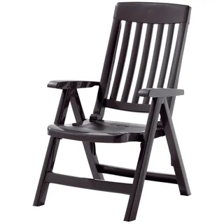Sieger Palma Klappsessel 62 x 120 x 106 cm grau