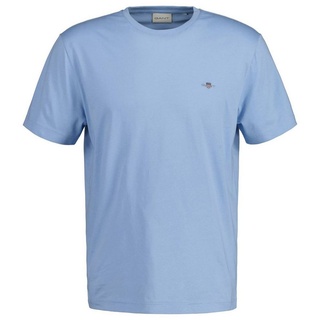 Gant T-Shirt Herren T-Shirt - REGULAR SHIELD, Rundhals blau L