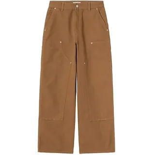W' June Double Knee Pant "Dearborn" Canvas Damen WIP H BROWN RINSED 28