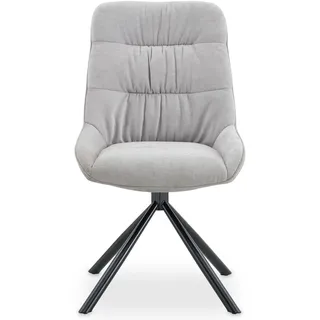 Idimex Esszimmerstuhl Libra Textil grau 2