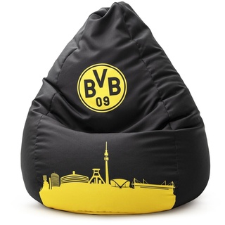 Magma Heimtex Sitting Point Sitzsack BeanBag XL BVB Skyline Stoff Borussia Dortmund
