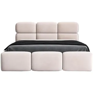 A&J MöbelLand MAROKO 180 x 200 cm H2 Beige