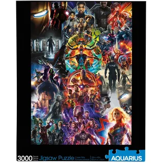 Aquarius Marvel Avengers Collage (3000 Piece Jigsaw Puzzle) - Glare Free - Precision Fit - Officially Licensed Marvel Merchandise & Collectibles - 32 x 45 Inches