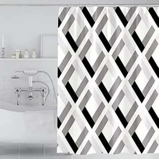 Mcboson Duschvorhang, Mehrfarbig, Textil, 300x200 cm, Badtextilien, Duschvorhänge