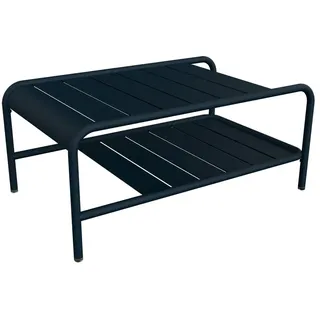Fermob - Luxembourg niedriger Tisch, 90 x 55 cm, abyssblau