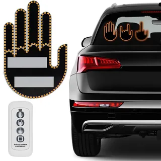 Led Hand Fingerlicht mit Fernbedienung, Daumen Up Down Licht, Cooles Auto-Innenlicht, Lustiges Zubehör für Männer und Frauen