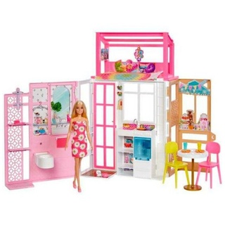 Mattel® Puppenhaus »Puppenhaus Mattel Barbie 2 Floors with Doll. Fully Furnished«