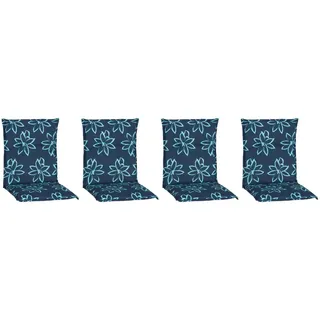 BEO Niedriglehner Auflage 100 x 50 x 6 cm hellblau 4 St.