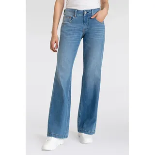 Herrlicher Bootcut-Jeans "Edna Denim Comfort", Damen, Gr. 30, Länge 32, shallow, Denim/Jeans, Obermaterial: 98% Baumwolle, 2% Elasthan, casual, ausgestellt, Jeans