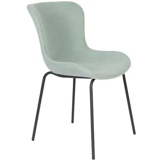 designline Esszimmerstuhl Junzo Stoff Hellgrün 2er Set
