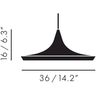 Pendelleuchte Tom Dixon, Weiß, für Wohnzimmer, Messing - 36 - 19