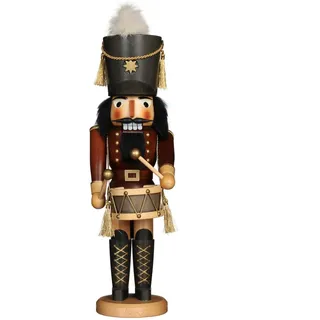 Unbekannt Christian Ulbricht Nussknacker Trommler Natur 43cm