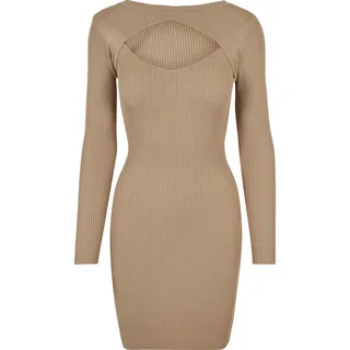 URBAN CLASSICS Cut Kleid Union Beige M