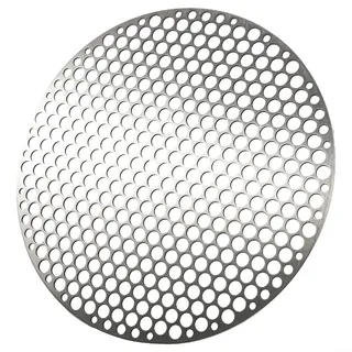 Rundes Grillrost aus Edelstahl, geeignet für mehrere Kochmethoden (26 cm)