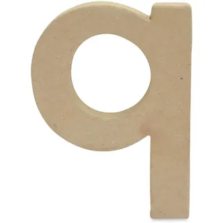 Décopatch AC829C - Kleiner Buchstabe aus Pappmaché, m 1,5x9,5x8,5cm, perfekte Deko für das Zuhause, 1 Stück