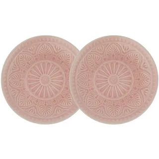 Butlers Platzteller, Pink, Keramik, 31x3x31 cm, Essen & Trinken, Geschirr, Teller, Speiseteller