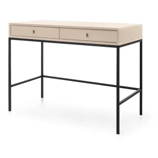 Compleo Schminktisch Alessia Schminktisch, 2 Schubladen, Kosmetiktisch beige