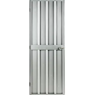 Globel Zusatzschwingtür 176 x 66 cm Silber