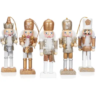 Garneck XXL Nussknacker Figur Aus Holz – Weihnachtsbaum Baumschmuck Nussknacker Ornament Für Festliche Dekoration – Traditionelle Weihnachtsfigur Als Hingucker Für Ihr Zuhause