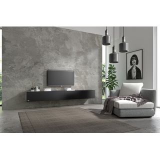 Wuun TV-Board »Wuun® Somero Lowboard Tv-Board Wohnwand hängend« schwarz 200 cm