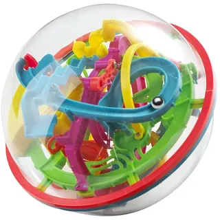OFKPO Kinder 3D Labyrinth Ball,Bunt Gleichgewicht Puzzle Ball Puzzle Spielzeug für Kinder
