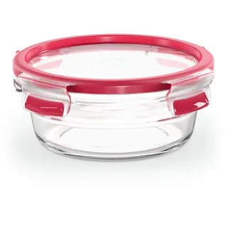 Emsa Clip&Close 600 ml Glas Rot