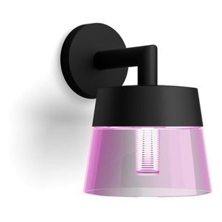 Philips Wandleuchte Hue Attract außen, LED, smart, RGB, dimmbar, schwarz