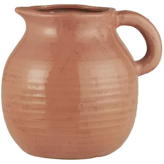 Ib Laursen Dekovase Ib Laursen - Vase Blumenvase mit Henkel H 16,5 cm Keramik 1383-37