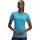 Twist Kurzarm-T-Shirt Ether Blue/White S