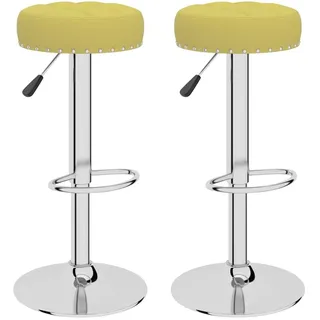 vidaXL Barhocker 2 Stk. drehbar Grün
