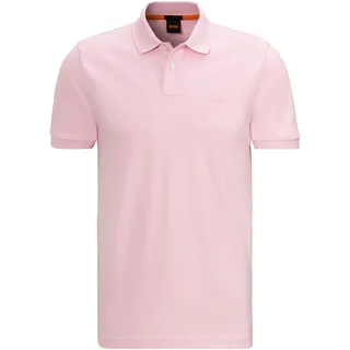 Poloshirt BOSS ORANGE "Passenger" Gr. L, pink (682 light, pastel pink) Herren Shirts Kurzarm