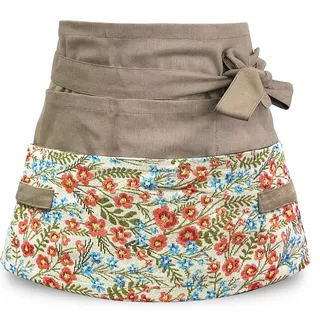 MILCIL Schürze für Frauen, Gartenarbeit Gartenschürze, Küchenschürze, halb niedliche Floristenschürze, Pfirsichblüte, Standard