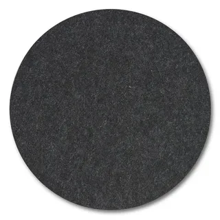 Zeller 27047 Platzset, Filz, Ø 38 cm Dunkelgrau, - Zeller