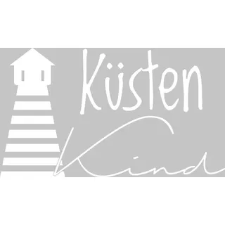 GRAZDesign Wandtattoo Badezimmer Leuchtturm Küstenkind, Wandaufkleber Aufkleber maritim, wasserfest und selbstklebend, 87x50cm (BxH), 010 weiss