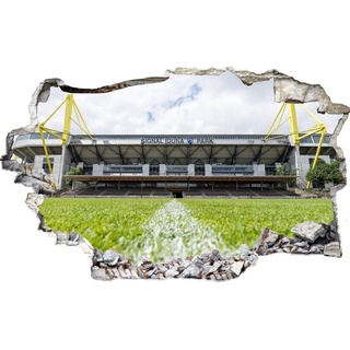Wall-Art Wandtattoo Borussia Dortmund BVB Signal Iduna, selbstklebend, entfernbar bunt 120 cm x 73 cm