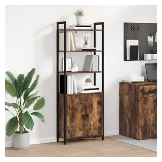 vidaXL Bücherregal 60 x 24 x 161 cm Geräucherte Eiche