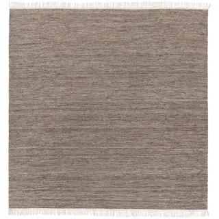 RugVista Melange Teppich, 300 x 300 cm, Braun | Quadratisch, Mittlerer Stapel, Nur chemische Reinigung, Oeko-Tex 100, Wohnzimmer, Esszimmer, Schlafzimmer