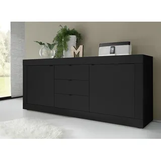 Home Affaire Sideboard Basic 210 x 86 x 43 cm Schwarz