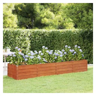 vidaXL Hochbeet Rostig 320 x 80 x 45 cm Cortenstahl