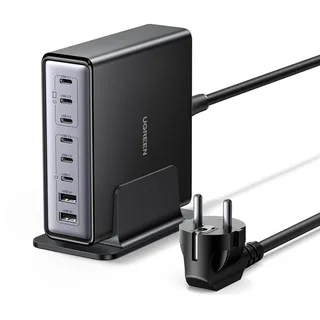 UGREEN USB C Ladegerät 200W, 8-Port Desktop Ladestation,100W Laptop Charger | platzsparend für Schreibtisch, Multi-Geräte Laden, PPS Schnellladegerät, kompatibel mit MacBook Pro/Air, iPhone, Galaxy usw.