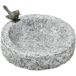 Dehner Vogeltränke Ø30/H7 cm Grau