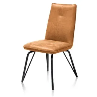 Habufa Möbel Bella Stuhl Mikrofaser Rocky schwarz