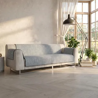 Italian Bed Linen Comfortable Sofa Blanket, Dunkelgrau, 4 Plätze