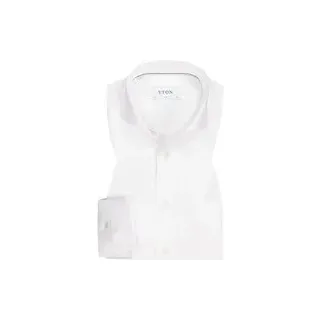 ETON Herren Hemd weiß Slim Fit, weiß, NOS