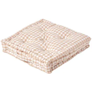 Homescapes Bodenkissen 40 x 40 cm Beige